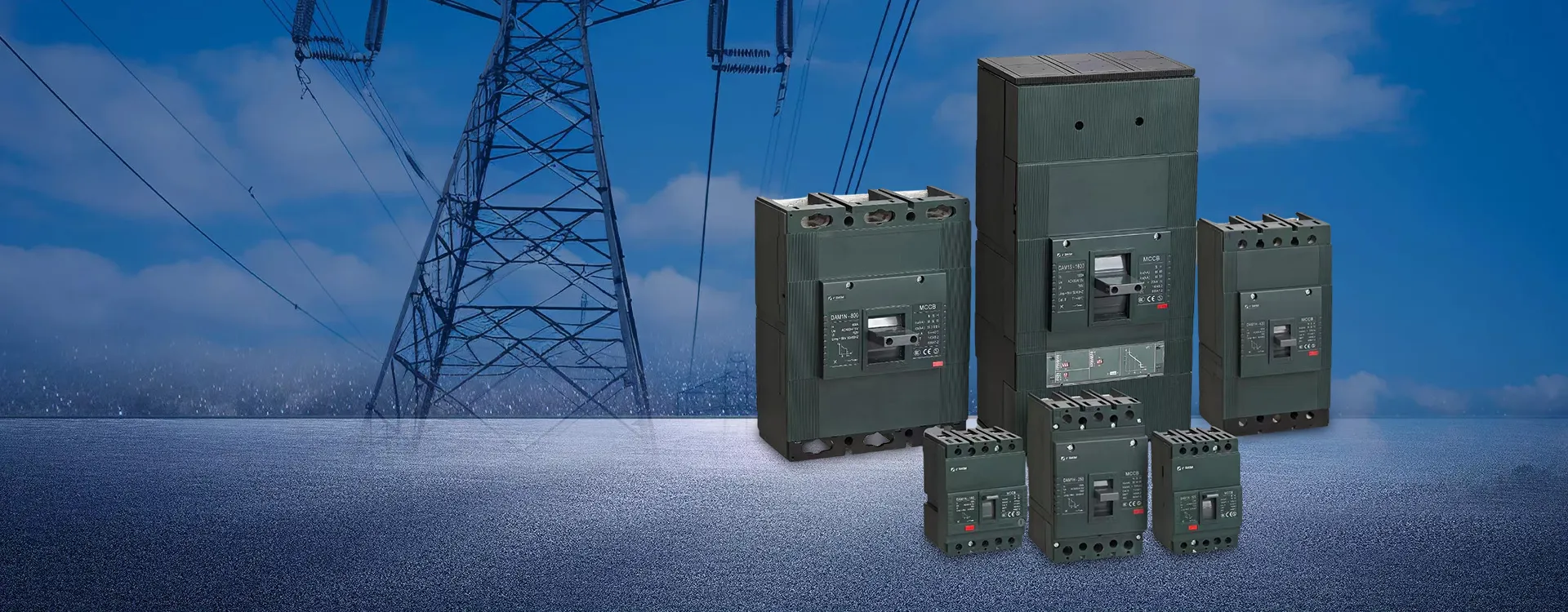 CDADA Aşağı Gərginlikli Elektrik Həlləri - Sənaye və Günəş Enerjisi Layihələri üçün CE Sertifikatlı MCCB MCB DC Kesicilər